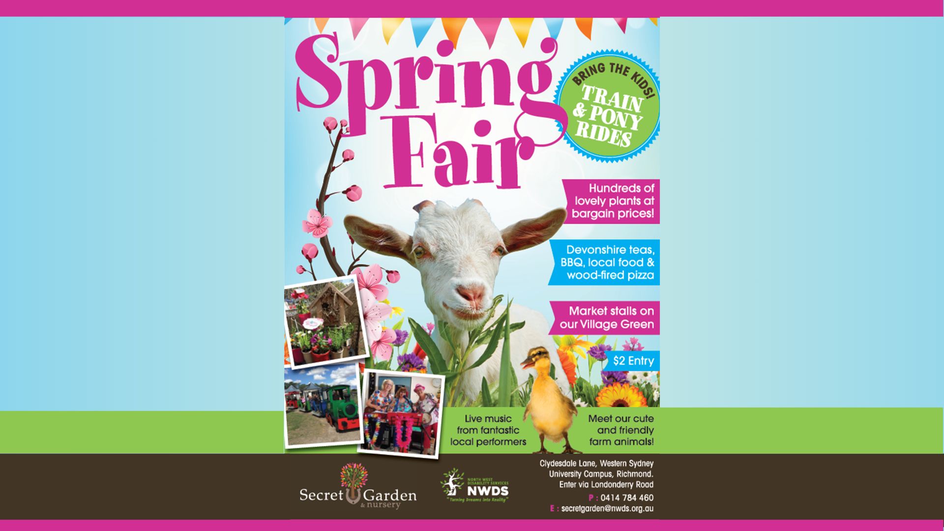 Spring Fair 2023 Banner