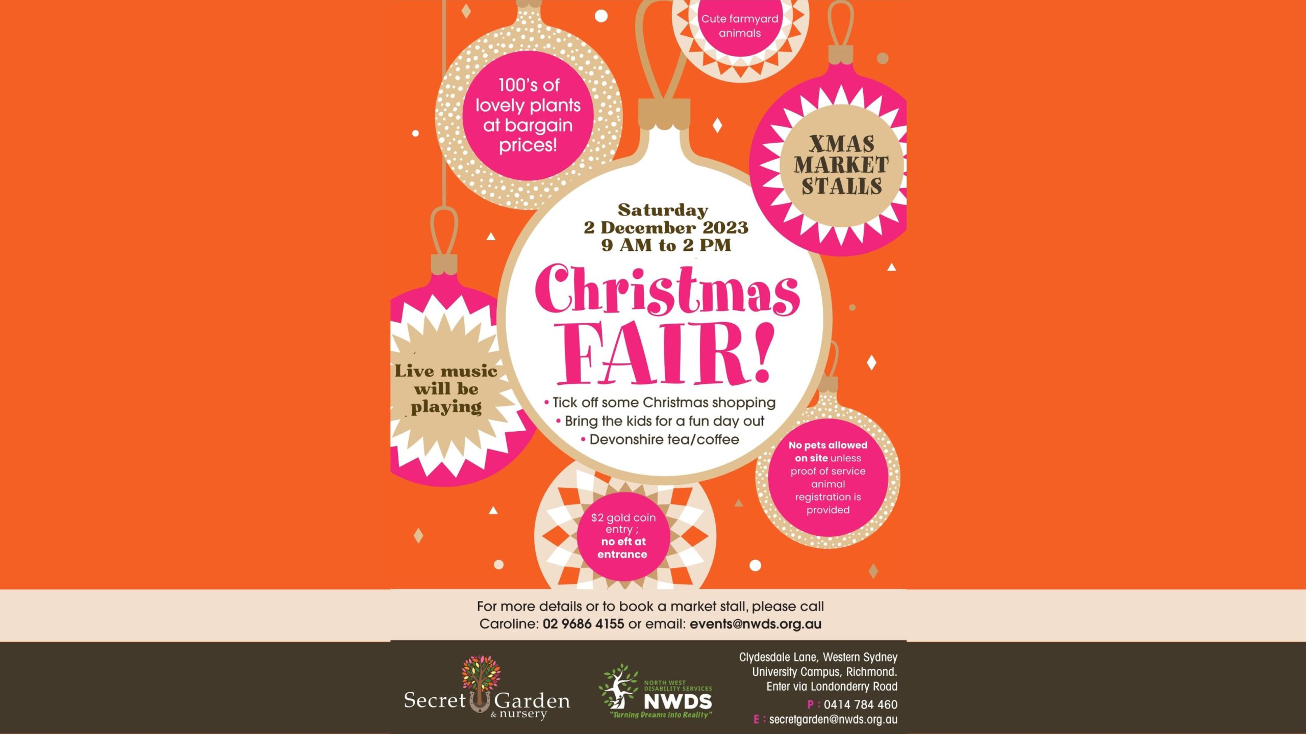 2023 Christmas Fair Flyer