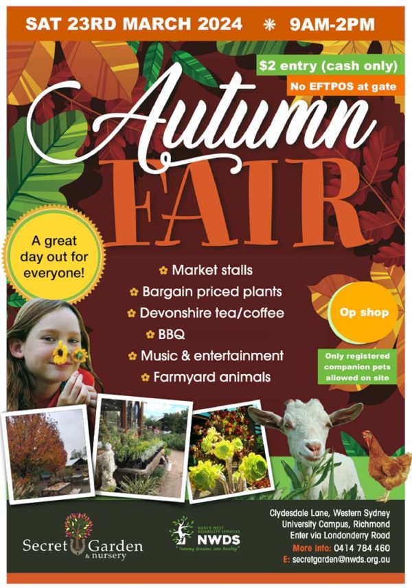 autumn fair 2024 flyer